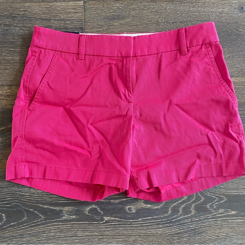 J Crew pink 5” chino shorts